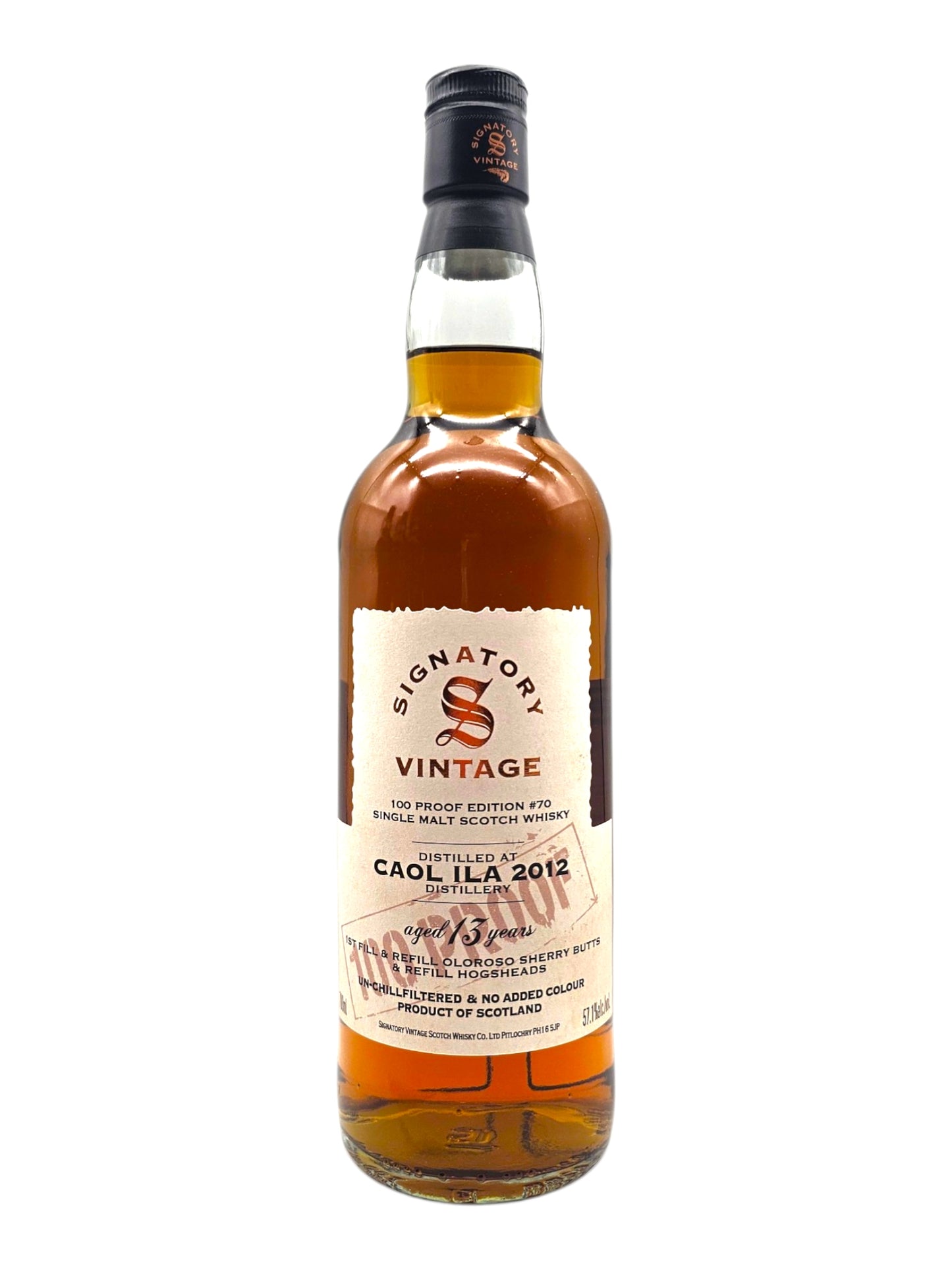Caol Ila 2012 #70 13 Year Old Signatory Vintage