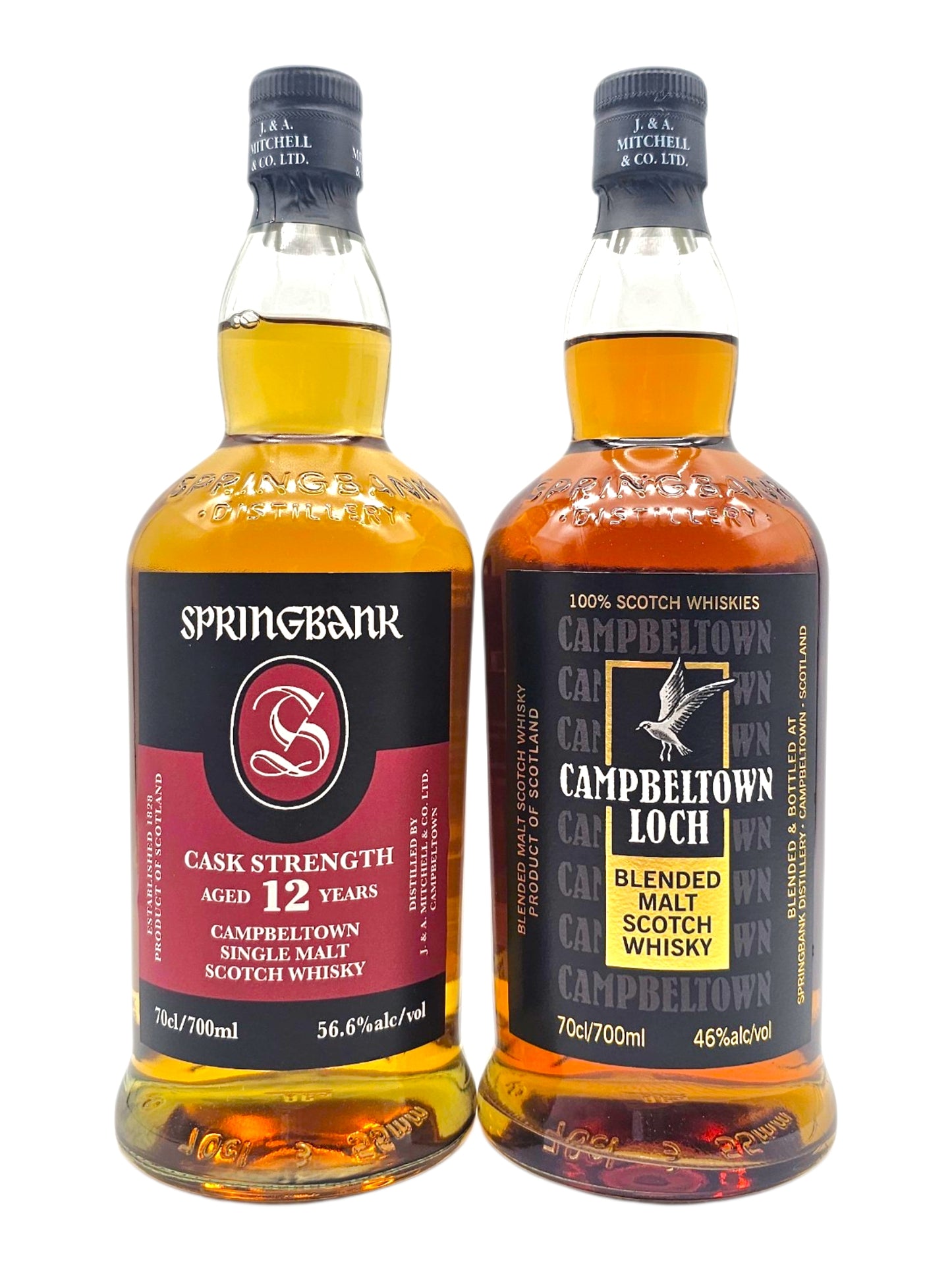 Springbank 12 Year Old Cask Strength & Campbeltown Loch