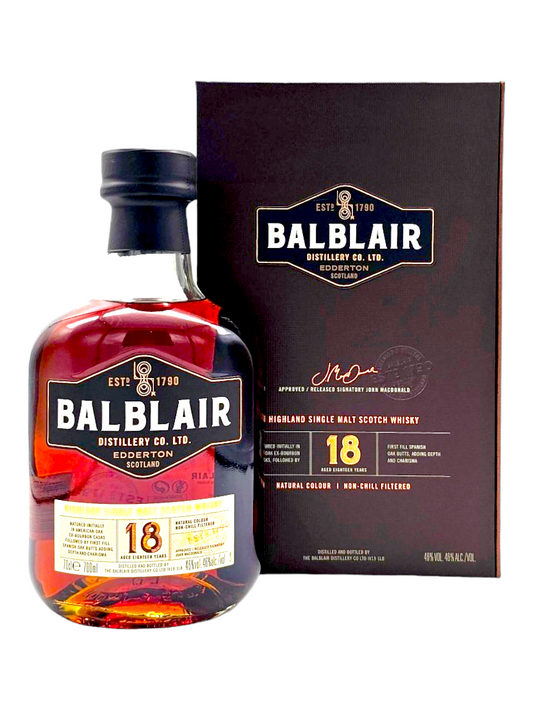 Balblair 18 Year Old