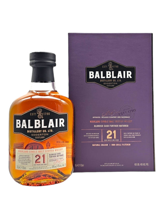 Balblair 21 Year Old