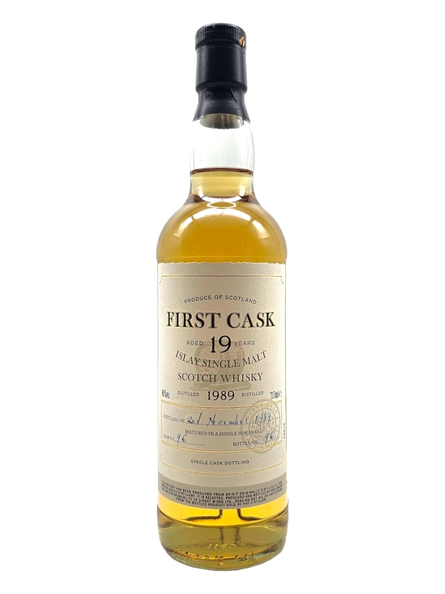 First Cask Bruichladdich 1989 19 Yrs Old Cask #96