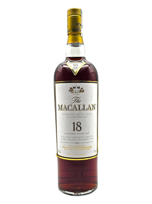 Macallan 18 Year Old 1989 Release