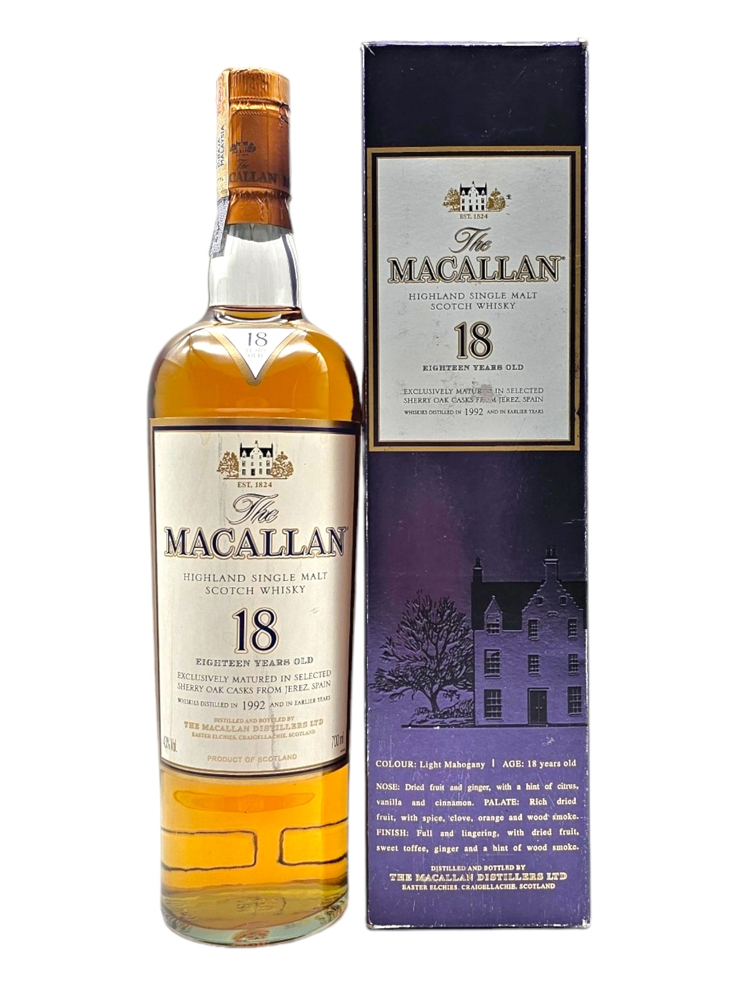 Macallan 18 Year Old 1992 Release