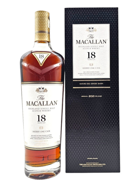 Macallan 18 Year Old 2021 Release