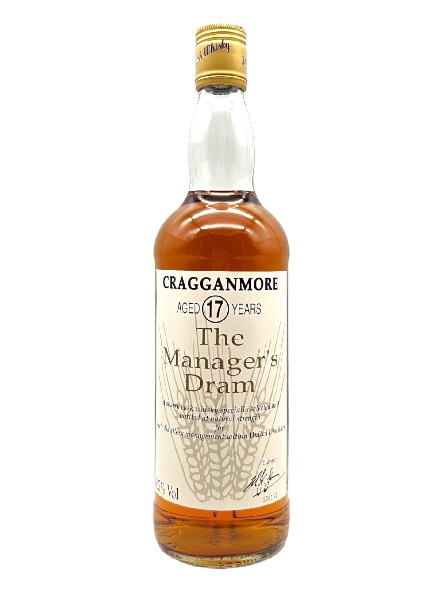 Manager's Dram Cragganmore 17 Year Old