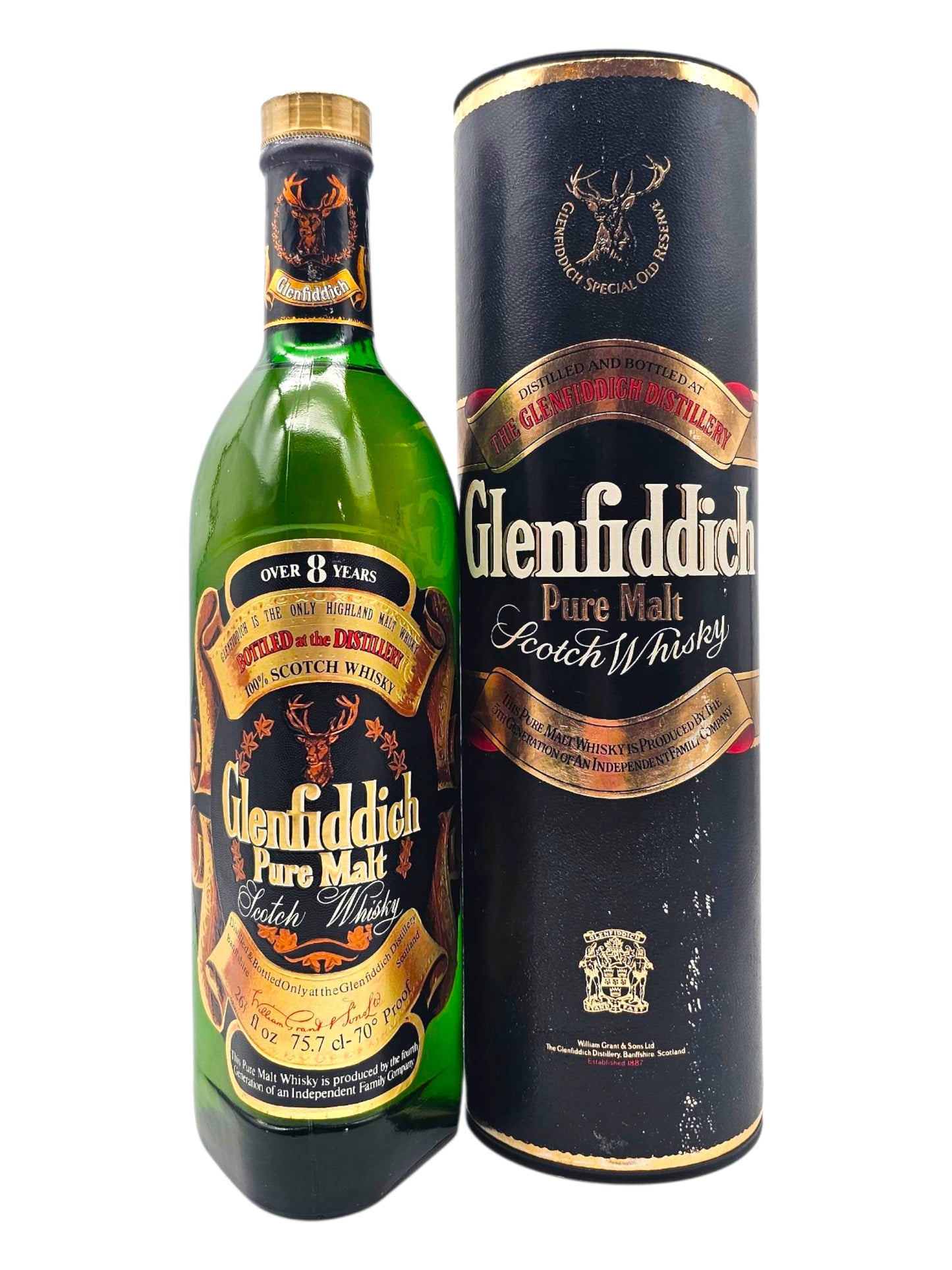 Glenfiddich 8 Year Old Pure Malt 1970's