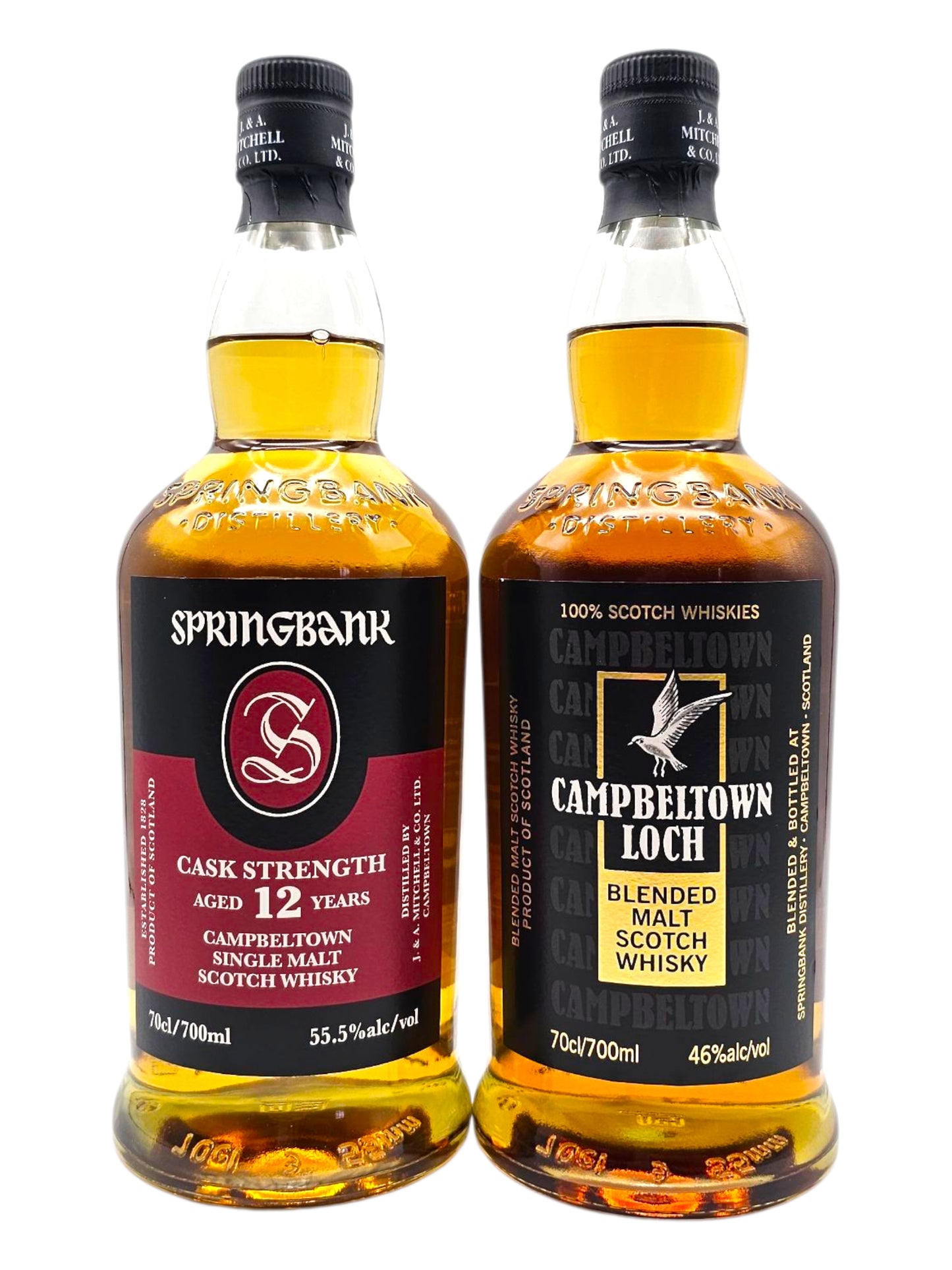 Springbank 12 Year Old Cask Strength & Campbeltown Loch