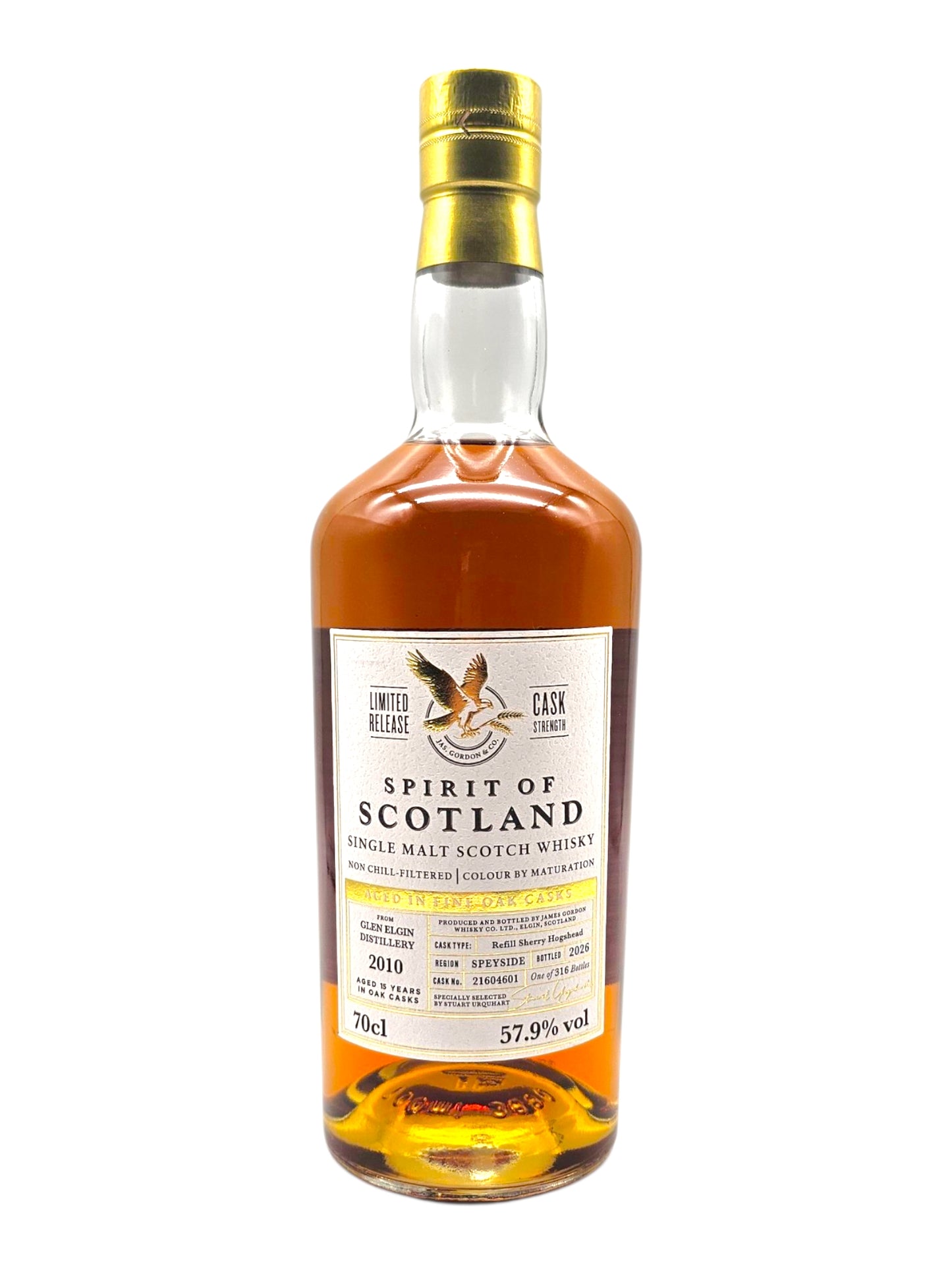 Glen Elgin 2010 15 Year Old Spirit of Scotland