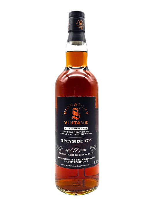 Speyside (M) #16 17 Year Old Signatory Vintage