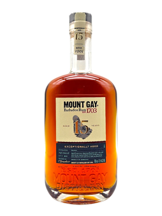 Mount Gay Exceptionally Aged 15 Year Old